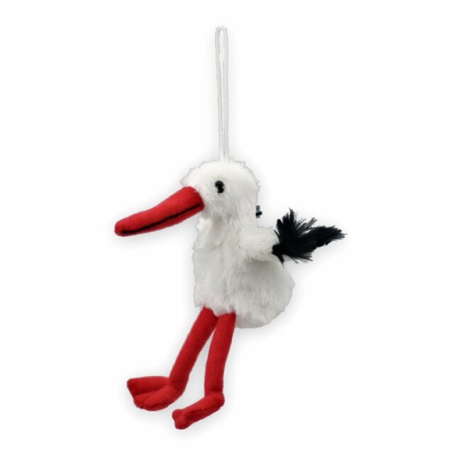 Stork Otto, plush pendant ca. 11 cm