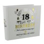 Signography Geburtstag Fotoalbum für 80 Bilder im Format 10 x 15 cm, Album Buch zum 18ten