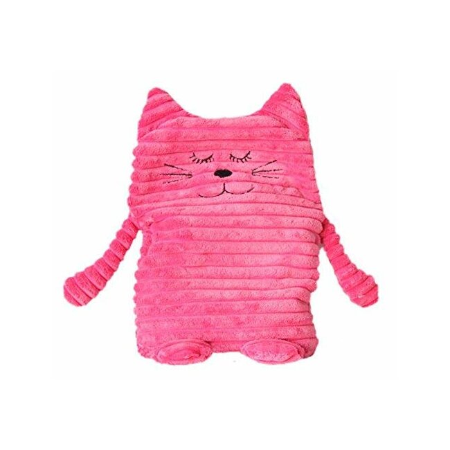 Wärmetier Katze pink herausnehmbare Füllung 9 x 24 cm