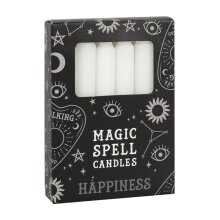 Bougies magiques blanches, pureté et spiritualité