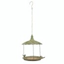 Dekorativ hængende fuglestation af gammelt metal i...