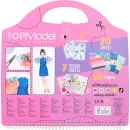 TOPModel Dress Me Up Collage B Stickerbuch als Handtasche, 20 Modelseiten und 7 Stickerbögen