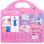 TOPModel Dress Me Up Collage B Stickerbuch als Handtasche, 20 Modelseiten und 7 Stickerbögen