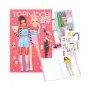TOPModel Dress Me Up , großes Stickerheft mit 24 Model Seiten und 7 Sticker Bögen