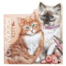 TOPModel Kitty Malbuch für Katzenfans, 21 Seiten und...