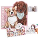 TOPModel Doggy Malbuch mit 21 Seiten und Doppelseite...
