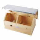 Humlebihus med hængslet trætag