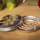 Citronella 10 spiralen met zink houder