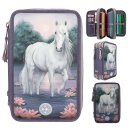 Miss Melody Federtasche mit LED Seerosen und 3...