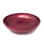 Bowl with 3 balls red-brown, stylish decorative bowl with festive details for Christmas, weddings and birthdays