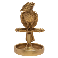 Harry Potter Schmuckständer Dumbledores Phönix, Schmuck Halter in Gold aus Hogwarts