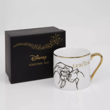 Der König der Löwen Tasse – Collectable Geschenkbecher mit Goldgriff in Geschenkbox