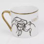 Der König der Löwen Tasse – Collectable Geschenkbecher mit Goldgriff in Geschenkbox